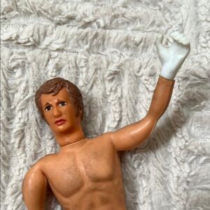 Ideal 1972 Evel Knievel 7” Figures Bendee-missing clothing and feet, vintage toy